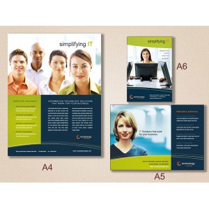 Single Sided A5 Gloss Coated Flyers (Art Paper 128 GSM)